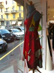 Vlisco fabrics seen in Milan Design Week 2012 at tourbillon Adriana Morandi